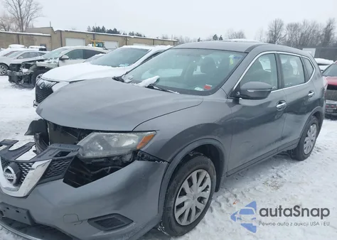 2015 Nissan Rogue S from USA, damaged, VIN KNMAT2MV8FP512585